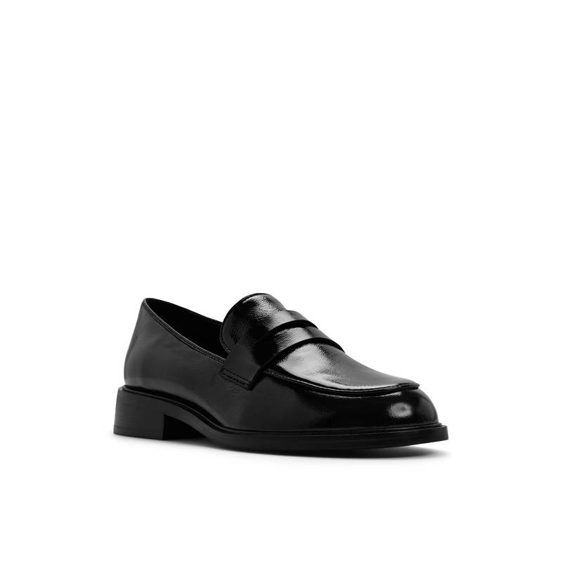 Aldo Valera-In Womens Black Loafers (UK 2)