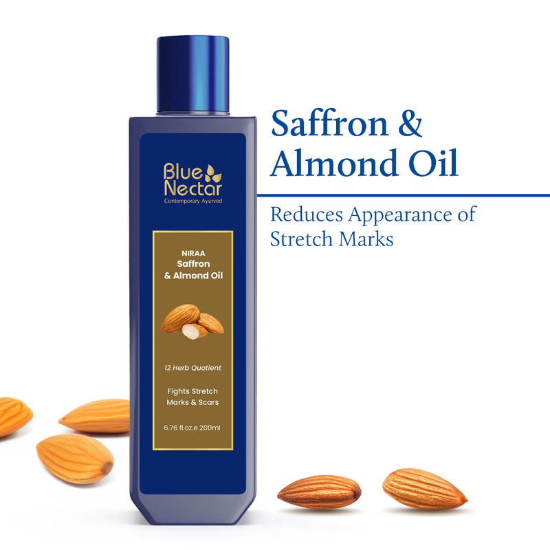 Blue Nectar Saffron & Almond Oil