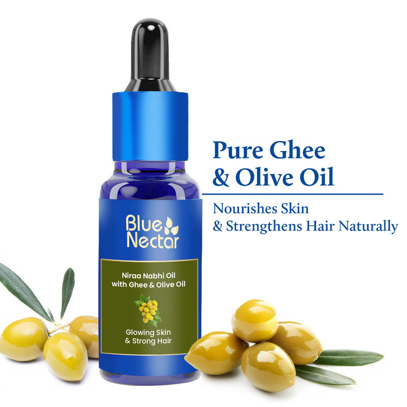 Blue Nectar Niraa Nabhi Oil with Olive Oil