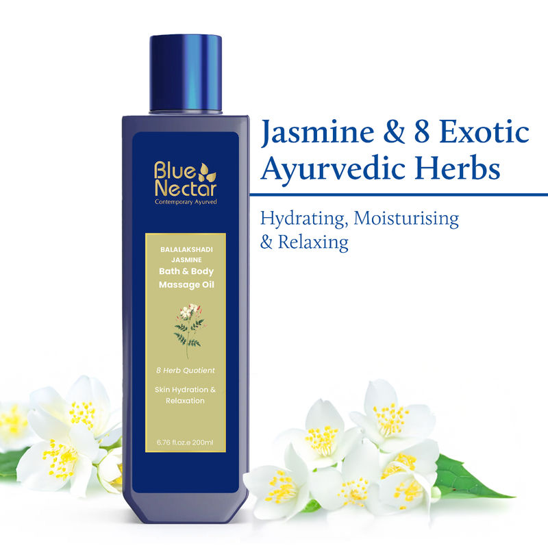 Blue Nectar Balalakshadi Jasmine Vitamin D Massage Oil
