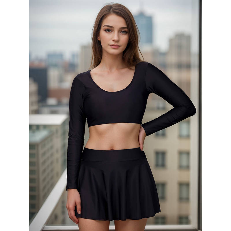Addery Midnight Elegance Swimwear (Set of 2) (M)