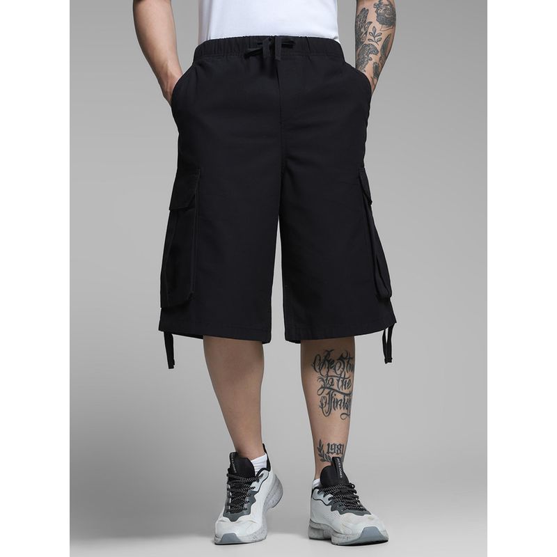 Jack & Jones Loose Fit Black Shorts (L)