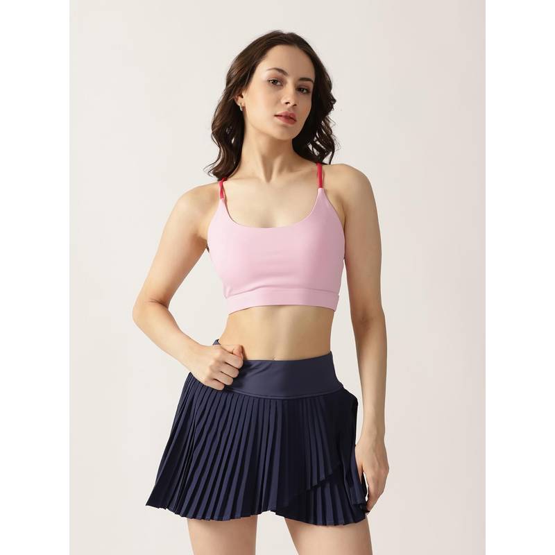 Sawsee Women Pink Playdate Strappy Sports Bra (XS)