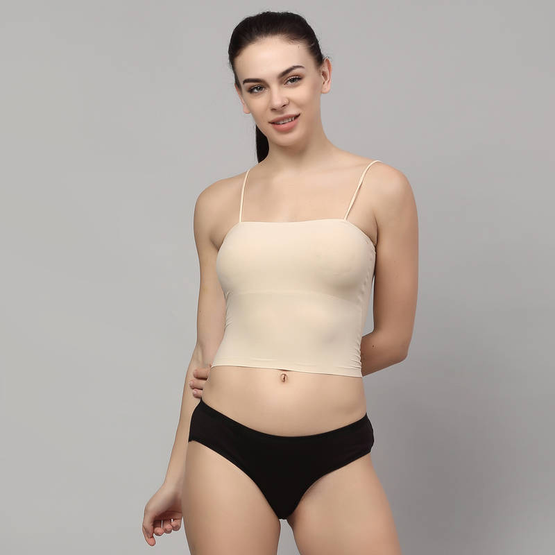 PrettyCat Basic Spegiti Bralette Set - Nude (30B)