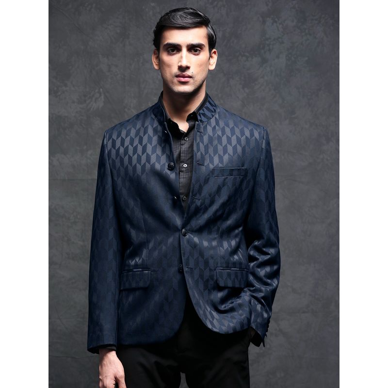 Rare Rabbit Jacquard Bandhgalas (2XL)