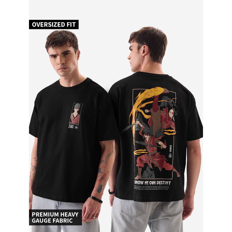 The Souled Store Official Avatar: Zuko Men Oversized T-Shirt (2XL)
