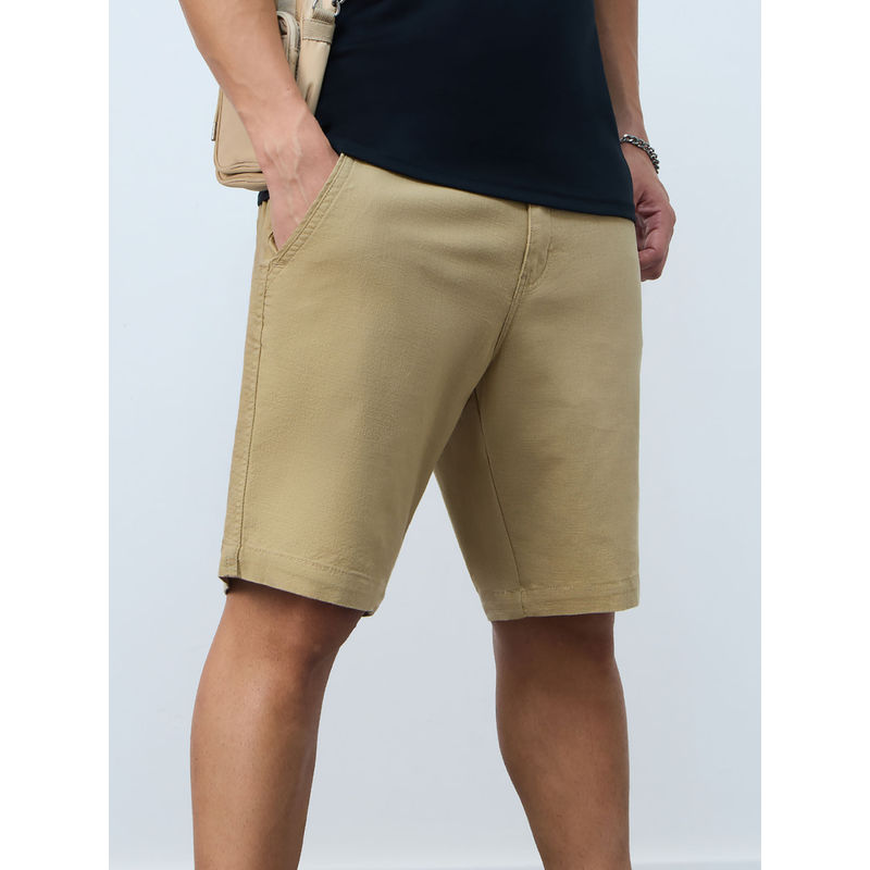 The Souled Store Originals Beige Men Chino Shorts (36)