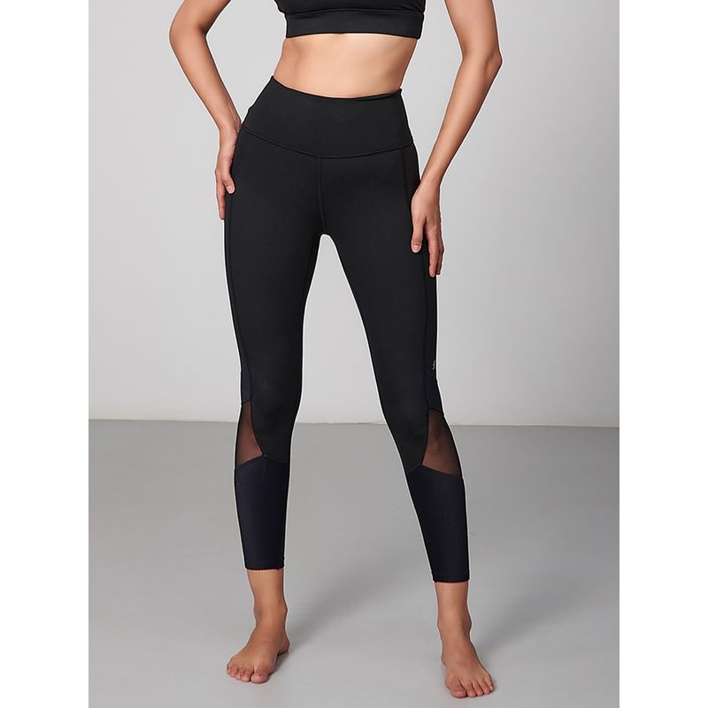Strongr.Athleisure Women Black High Waist Leggings (XS)
