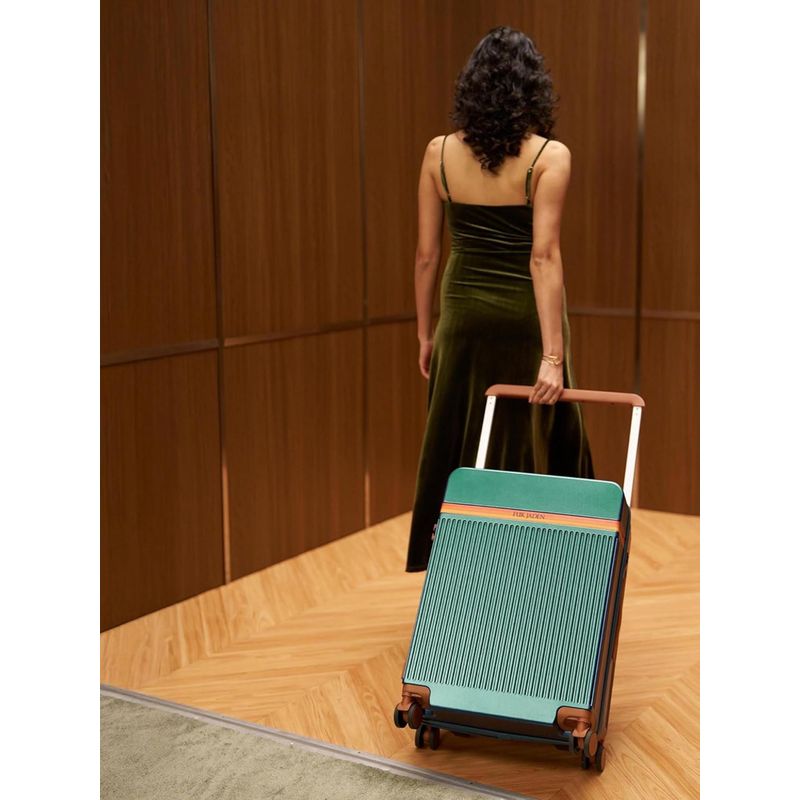 FUR JADEN Aviator German PC Luggage Bag - Forest Green (S)