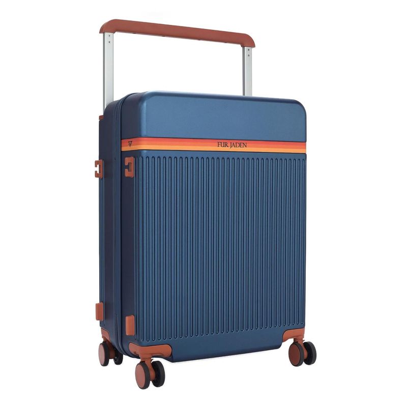 FUR JADEN Aviator German PC Luggage Bag - Cobalt Navy Blue (S)