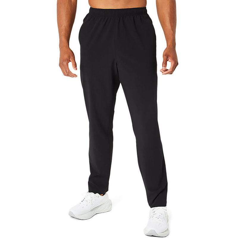 ASICS Spiral Woven Men Black Sweatpants (S)
