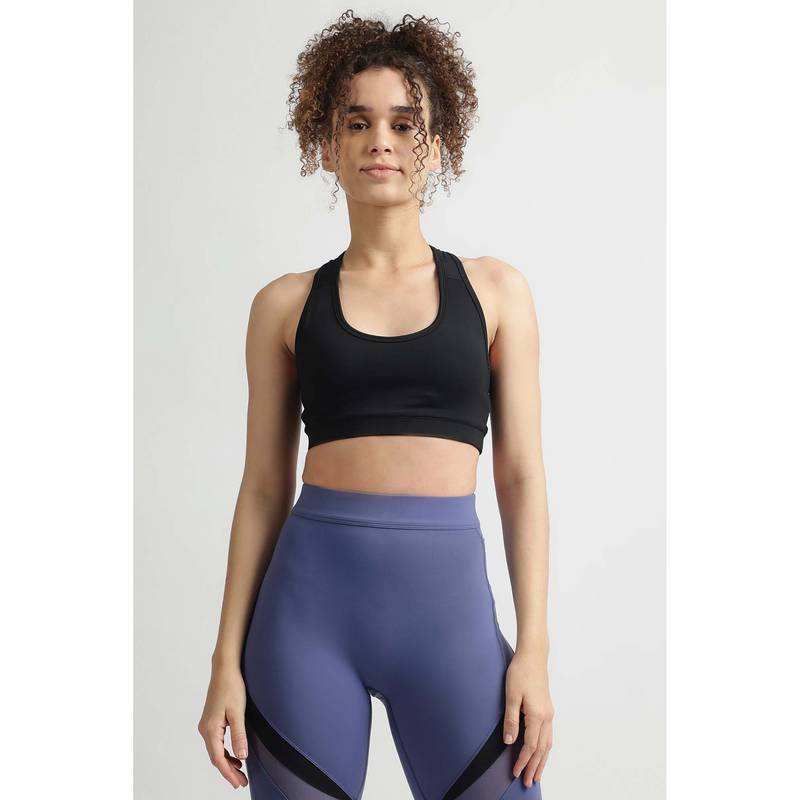 Reebok Black Women Sports Bra (XL)