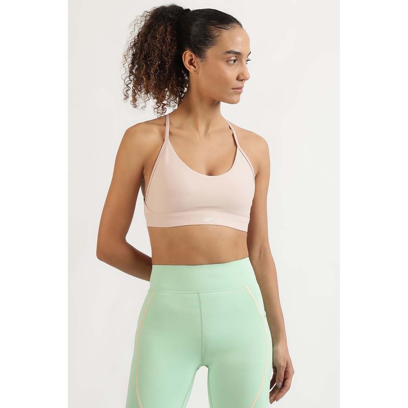 Reebok Pink Women Sports Bra (L)