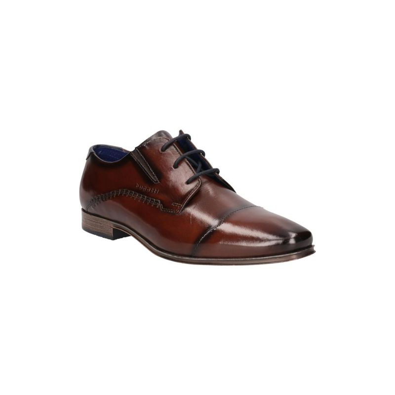 Bugatti Margo Brown Mens Leather Derby Shoes (EURO 45)