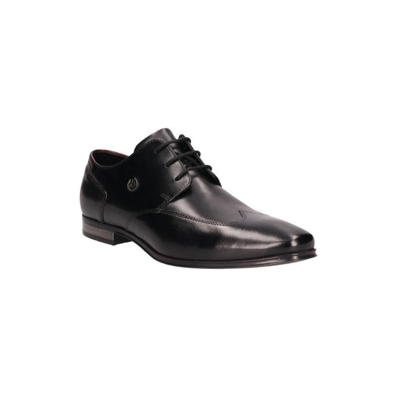 Bugatti Margo Black Mens Leather Derby Shoes (EURO 45)