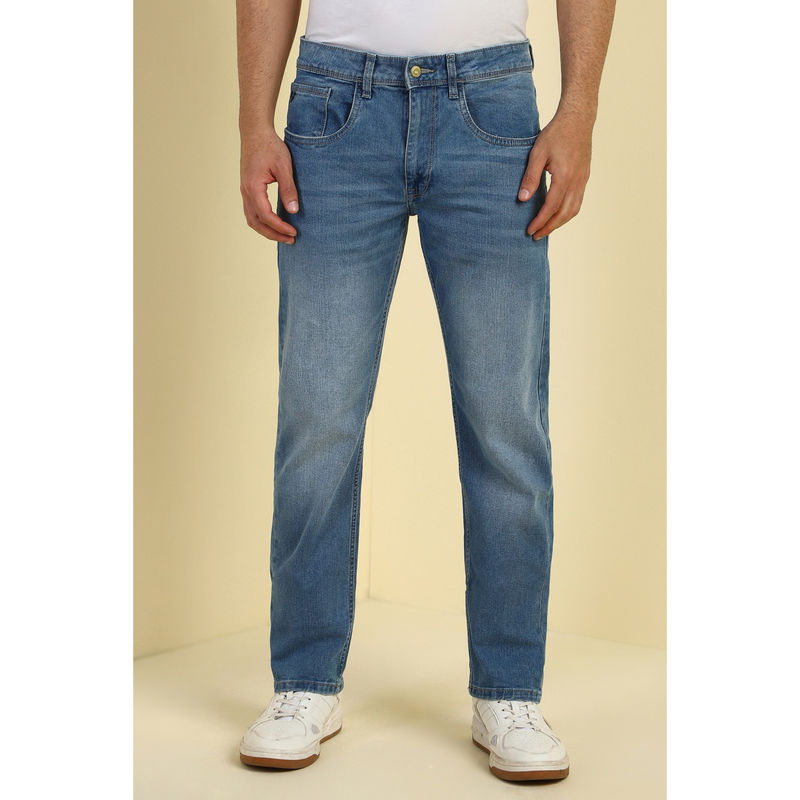 Allen Solly Men Blue Mid Wash Jeans (30)