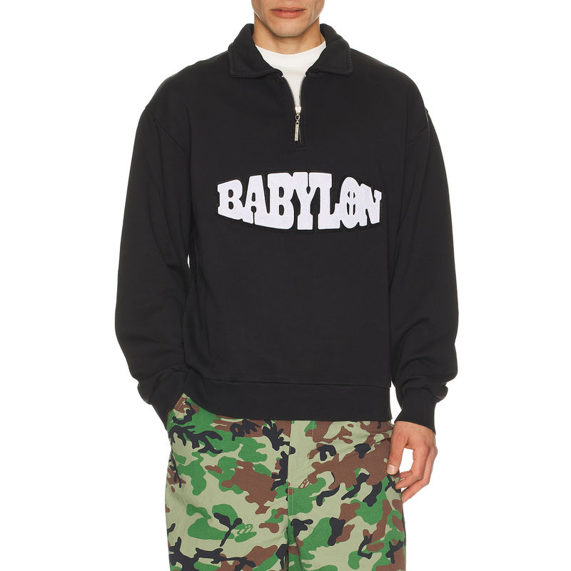 Babylon Half Zip Pullover Sweater (L)