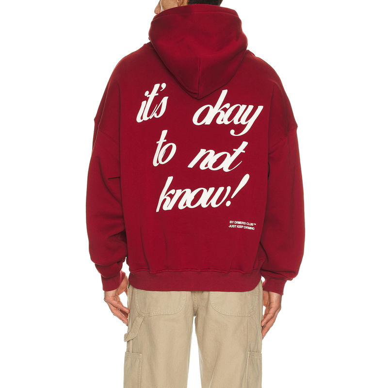 DRMERS CLUB It's Okay To Not Know Hoodie (L)