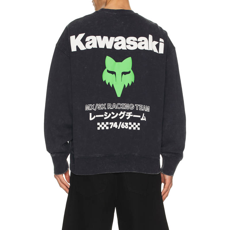 Fox Racing x Kawasaki Heavyweight Fleece Crewneck (L)