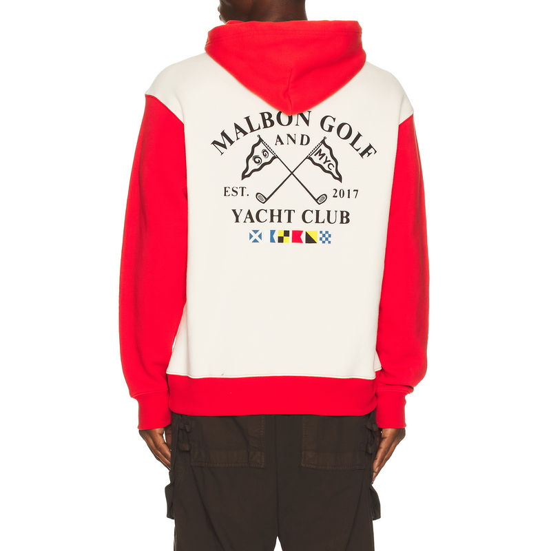 Malbon Golf Fesque Deck Hand Hoodie (L)