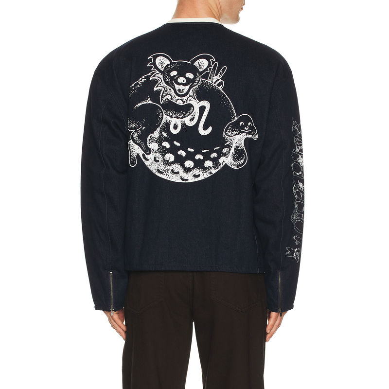 Malbon Golf x Grateful Dead Moto Jacket (L)