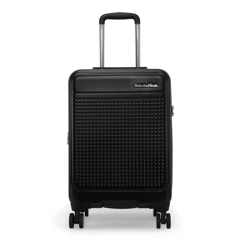 Calvin Klein In Stereo Range Black Hard Luggage Bag (M)