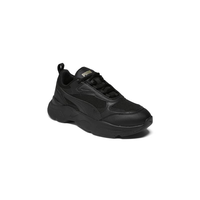 Puma Cassia Women Elevated Comfort Black Sneakers (UK 3)