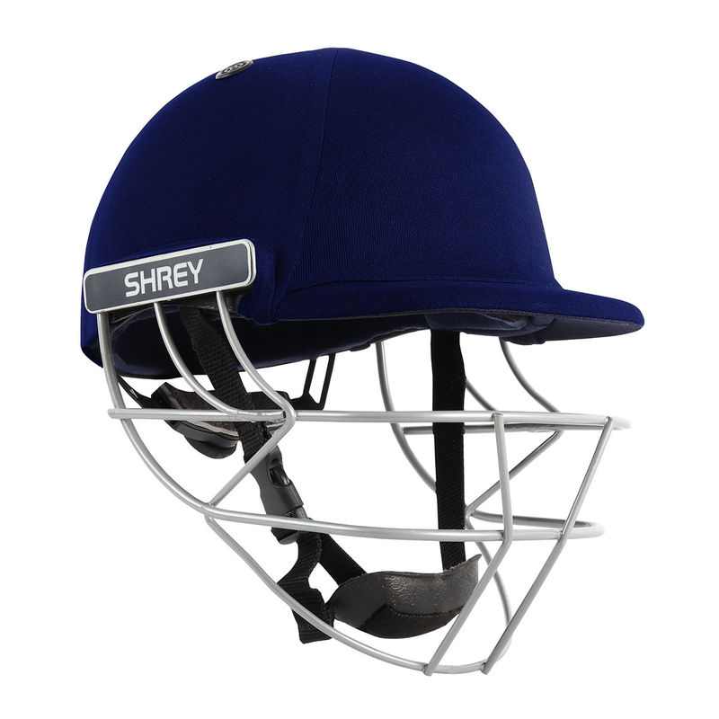Shrey Classic Steel-Royal Blue Cricket Helmet (L)