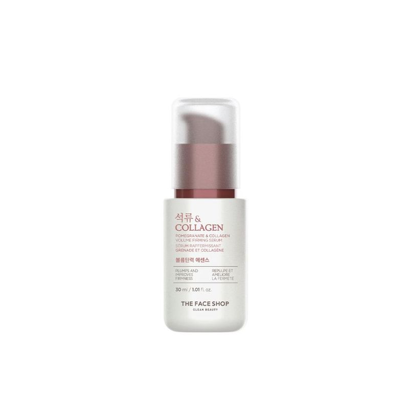 The Face Shop Pomegranate And Collagen Serum, With 10% Collagen & Hyaluronic Acid, For Skin Firming