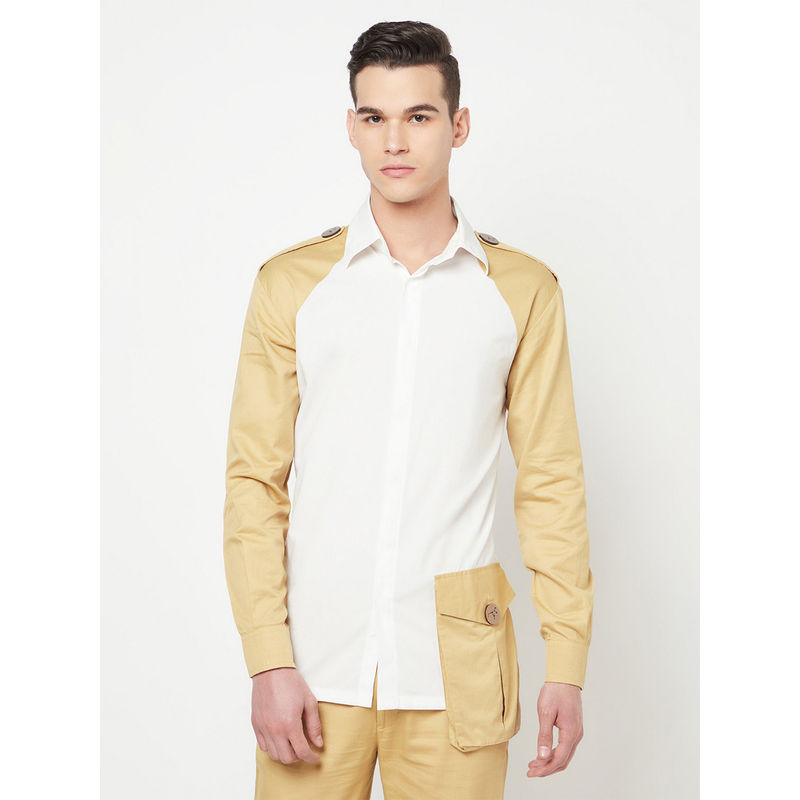 CRIMSOUNE CLUB Nikhil Thampi for Crimsoune Club Safari Shirt (M) (M)