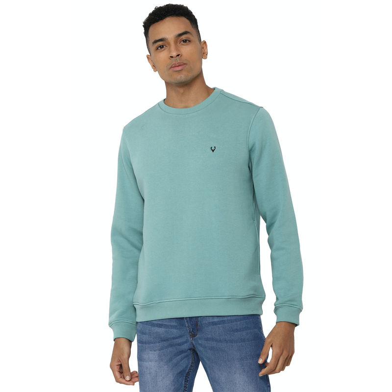 Allen Solly Green Sweatshirt (S)