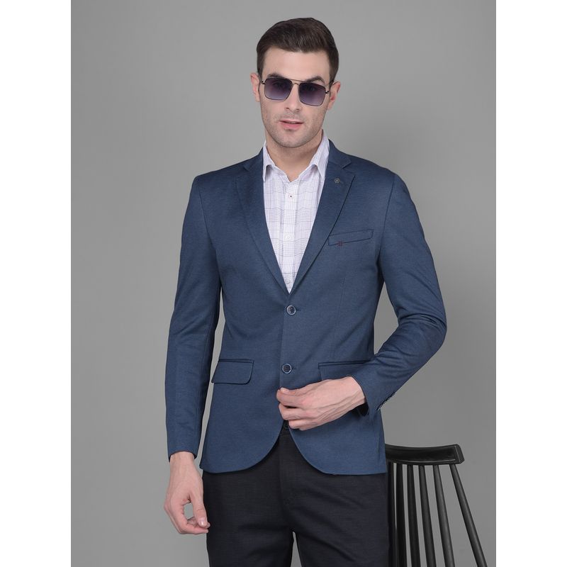 CRIMSOUNE CLUB Mens Navy Blue Single Breasted Blazer (2XL)
