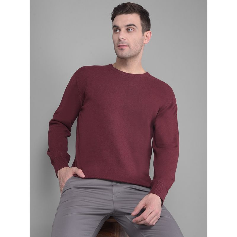 CRIMSOUNE CLUB Mens Maroon Sweater (XL)