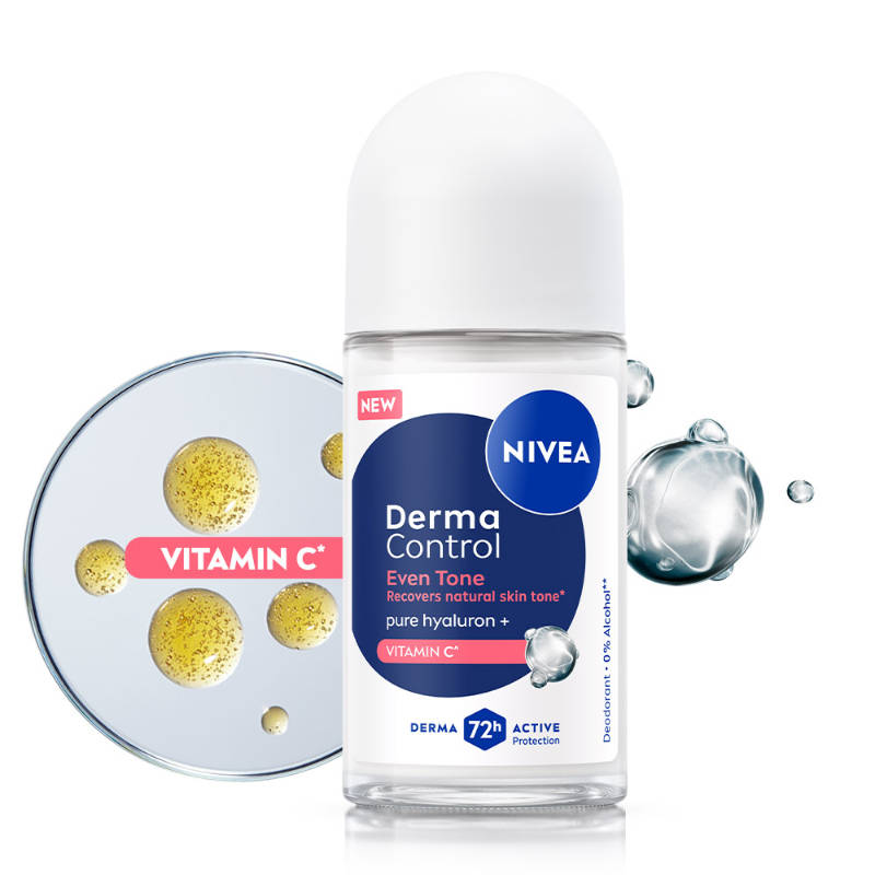 NIVEA Derma Control Even Tone Underarm Roll-On 50 ml - Image 2