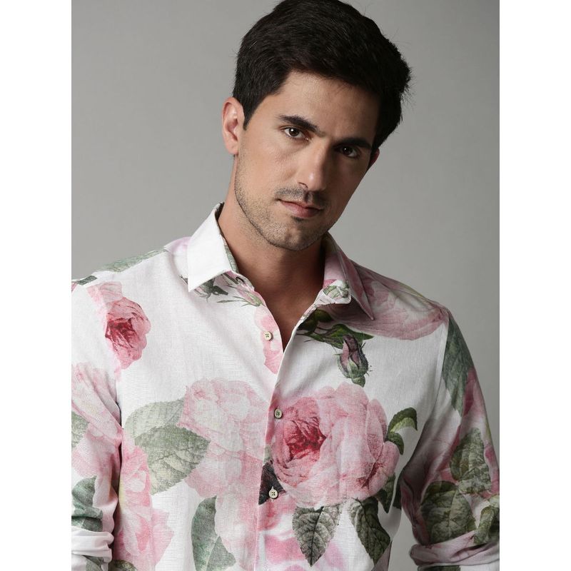 RARE RABBIT Slovens White Shirt (L)