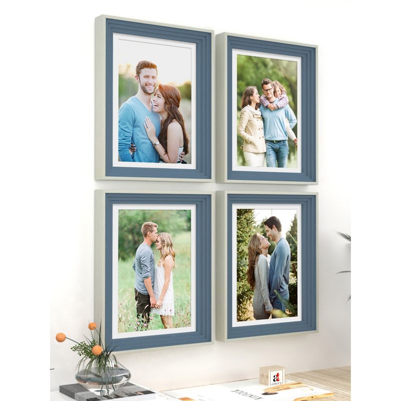 Buy Art Street Picture Frames Set of 4 Wall Mounted Photo Frame (Size 8 x 12 inch) Online