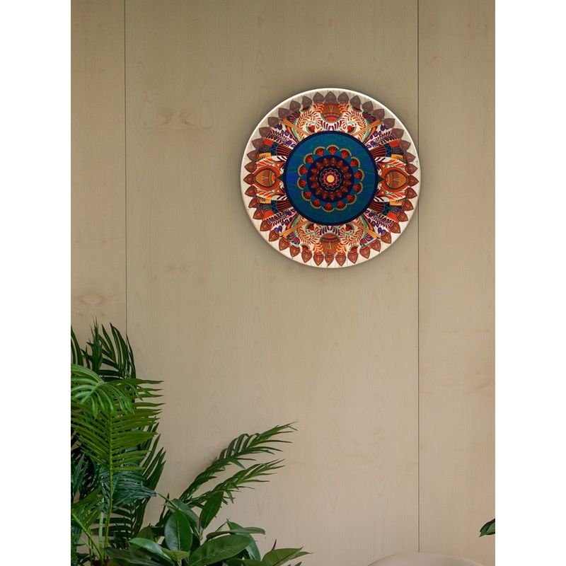 KOLOROBIA Sylvan Egyptian Decorative Plate 8 Inch