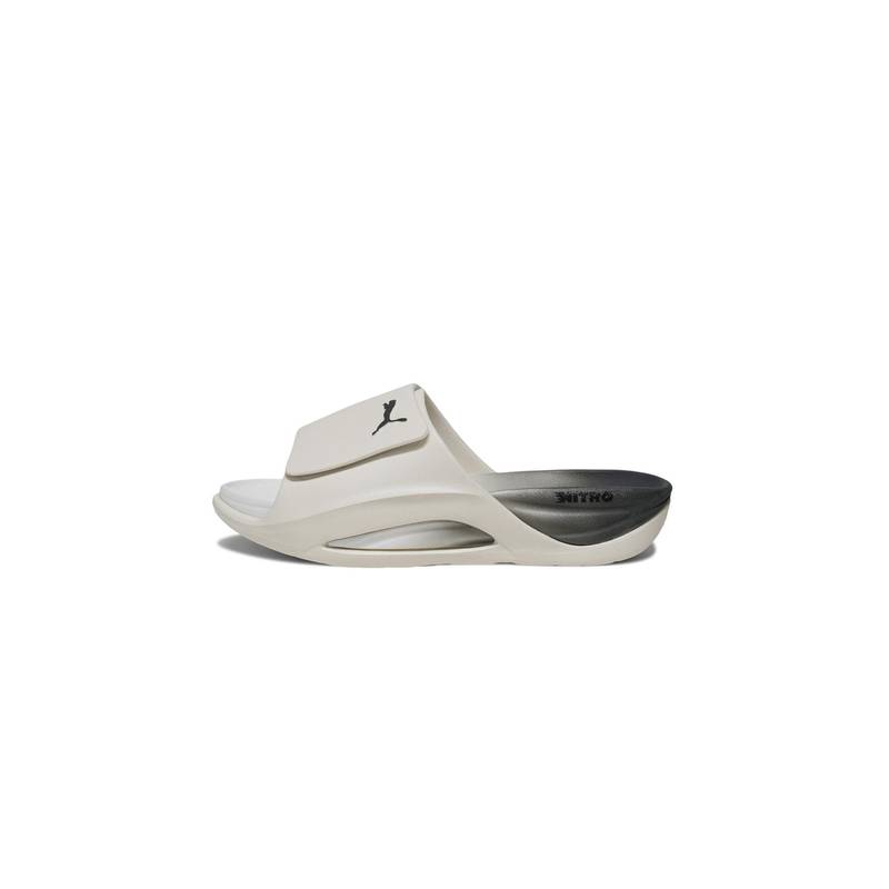 Puma White Nitrocat Sliders