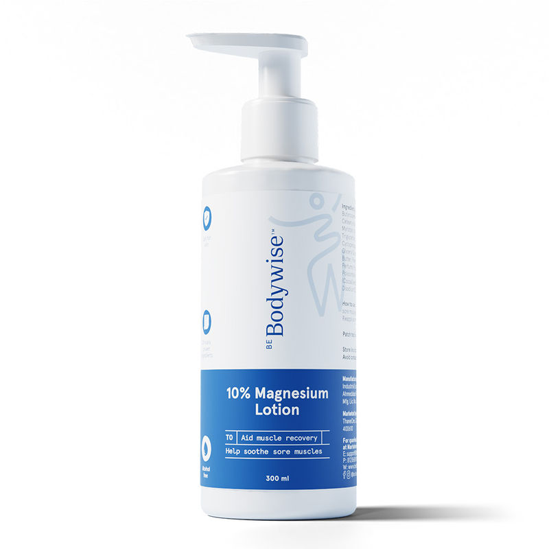 Be Bodywise 10% Magnesium Body Lotion For Muscle Soreness & Cramps