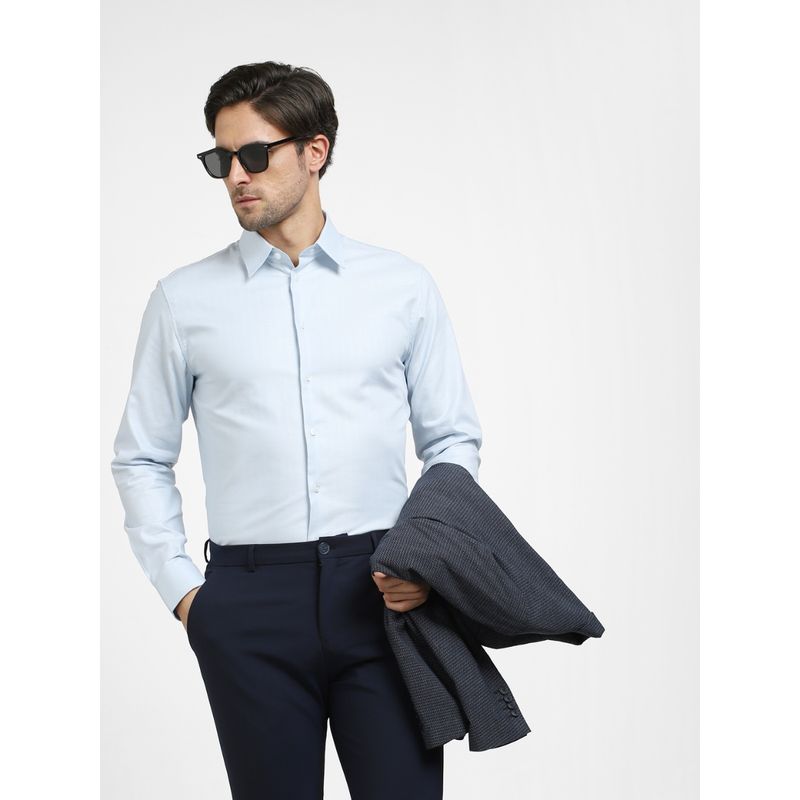 Selected Blue Formal Full Sleeves Shirt (S)