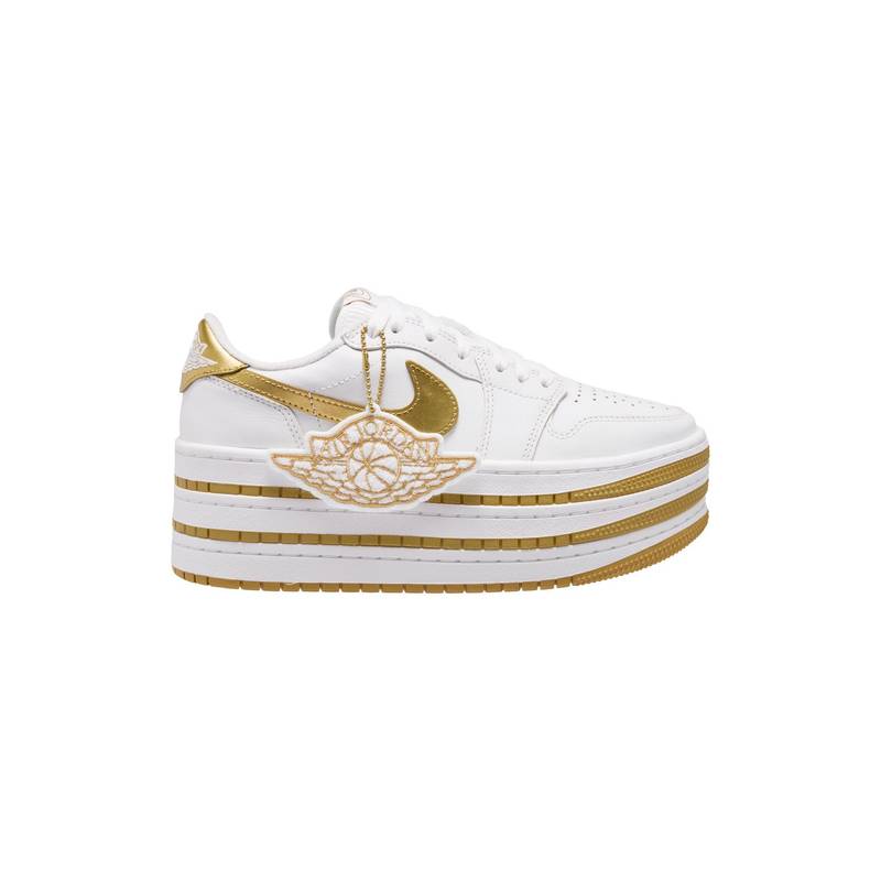 Nike Air Jordan 1 Triple Stack SE Womens White Sneakers (UK 4)