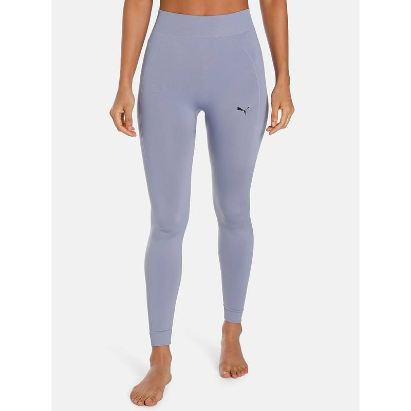 Puma Studio Foundation Seamless Womens Grey Tights (XL)