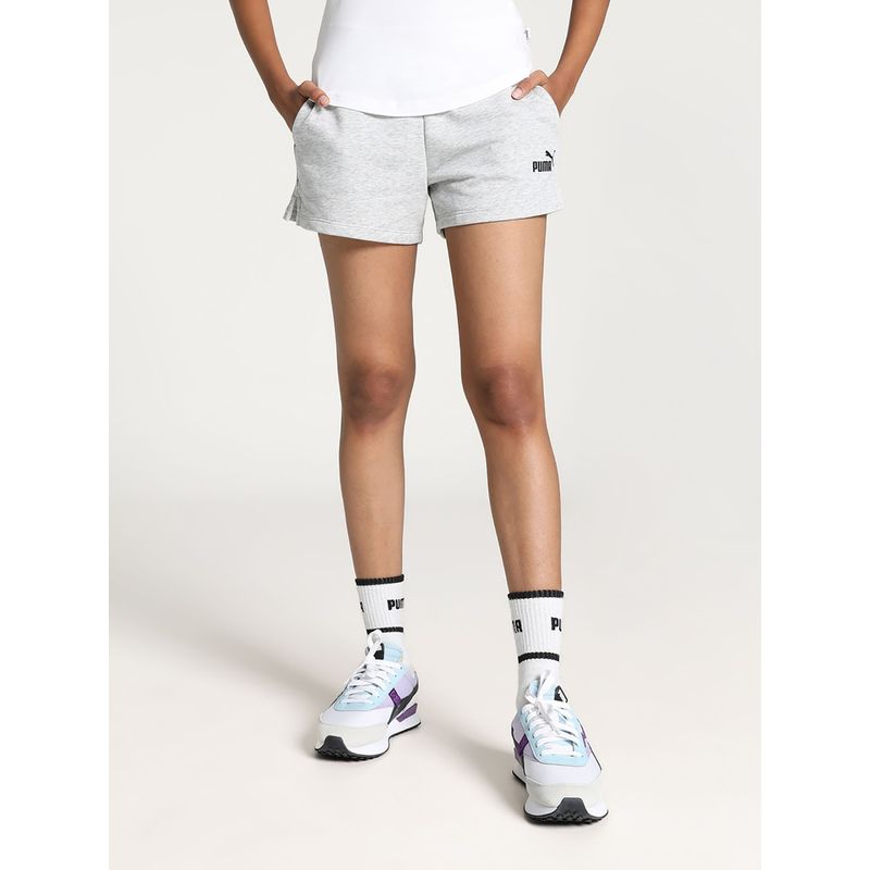 Puma Essentials 4 Tr Women's Grey Shorts (L)