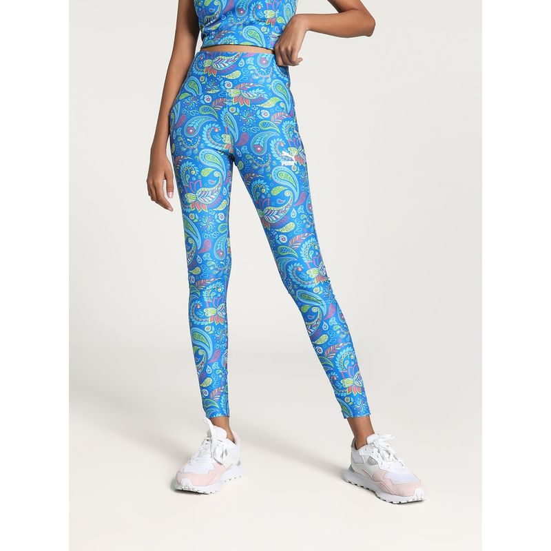 Puma Active Women's Blue Tights (XL)