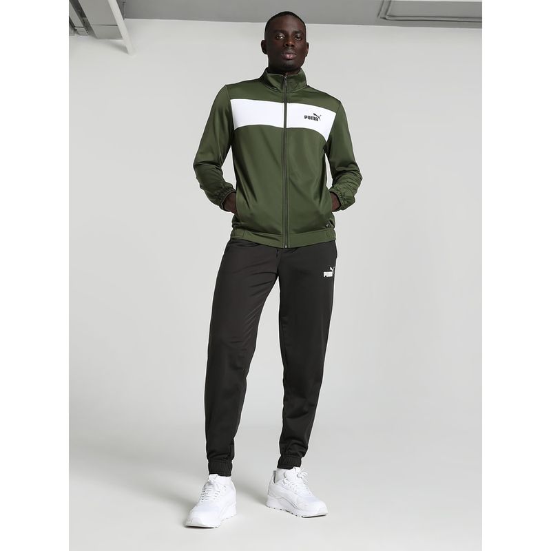 Puma Poly Men's Green Track Suit (Set of 2) (XL)