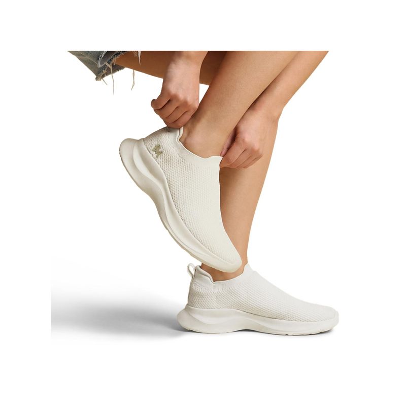 Neeman's Women White Cloud Flex Walking Shoes (UK 4)