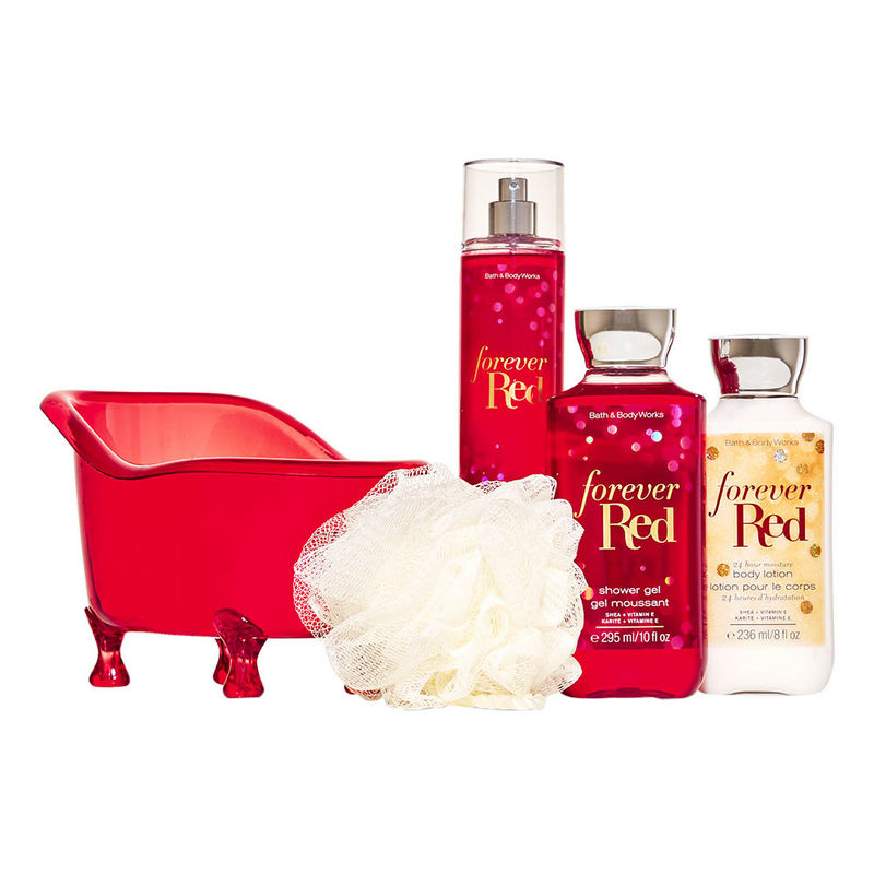 Bath & Body Works Forever Red Bathtub Gift Set Buy Bath & Body Works