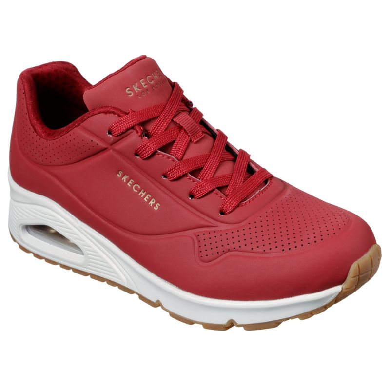 SKECHERS UNO STAND ON AIR Red Sneakers (UK 5)