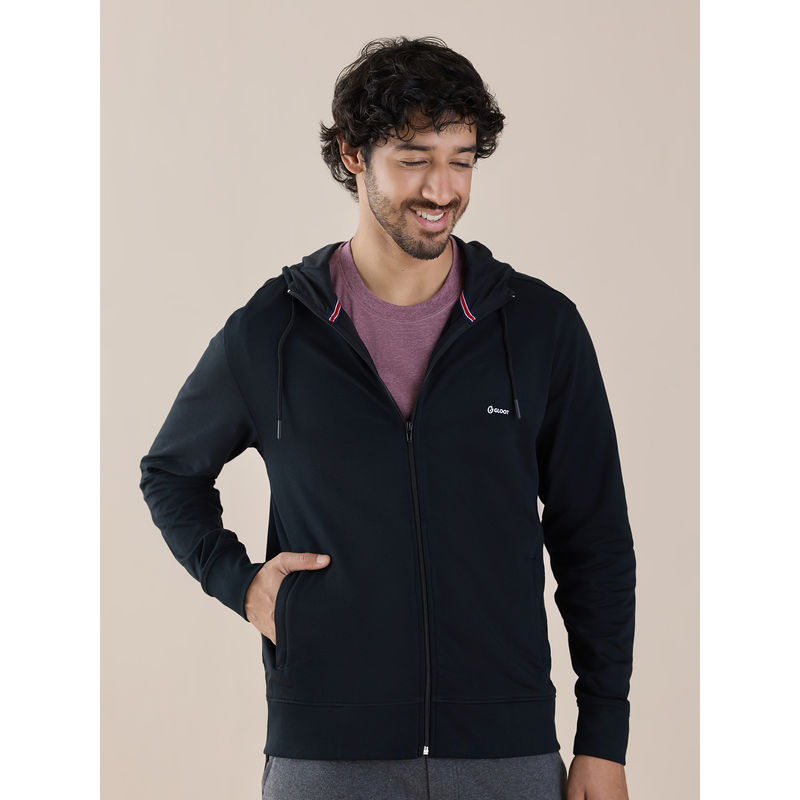 Buy GLOOT Active Hoodie Jacket GLA024 Black Online