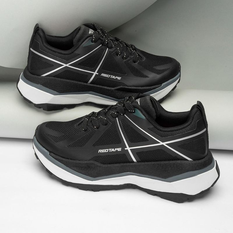 Red Tape ETPU Women Mars Textured Black Athleisure Running Shoes (UK 7)